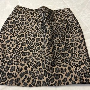 And Taylor leopard print skirt